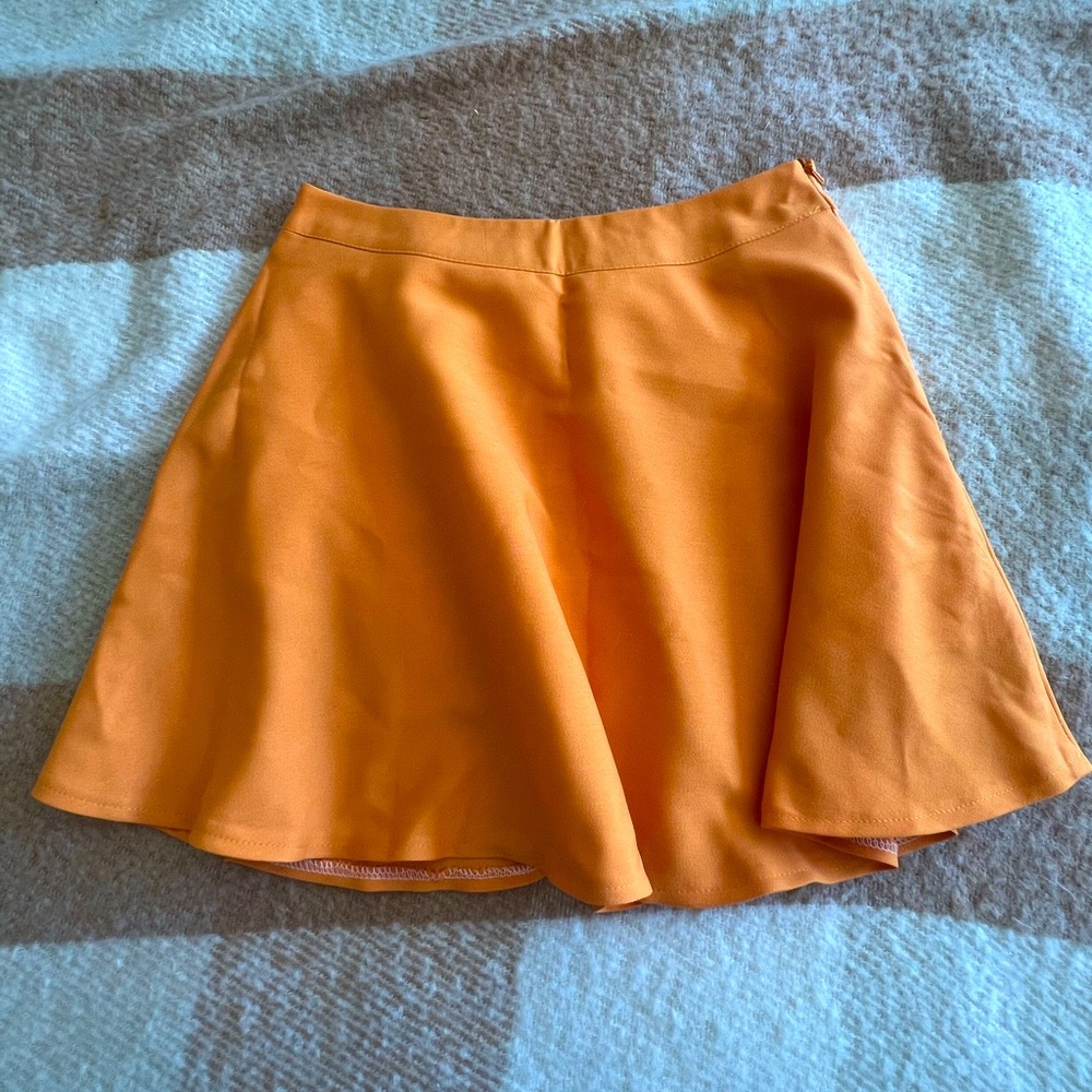 SOLD Brand New Flowy Orange Skirt